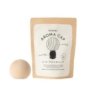 ヒノキアロマキャップ(丸)/ Hinoki Aroma Cap (Round)